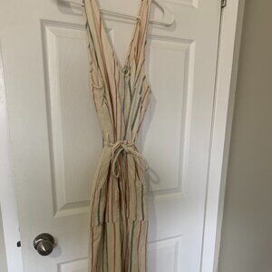 American Eagle Striped Jumpsuit